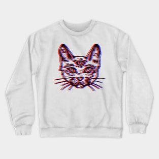 3D cat Crewneck Sweatshirt